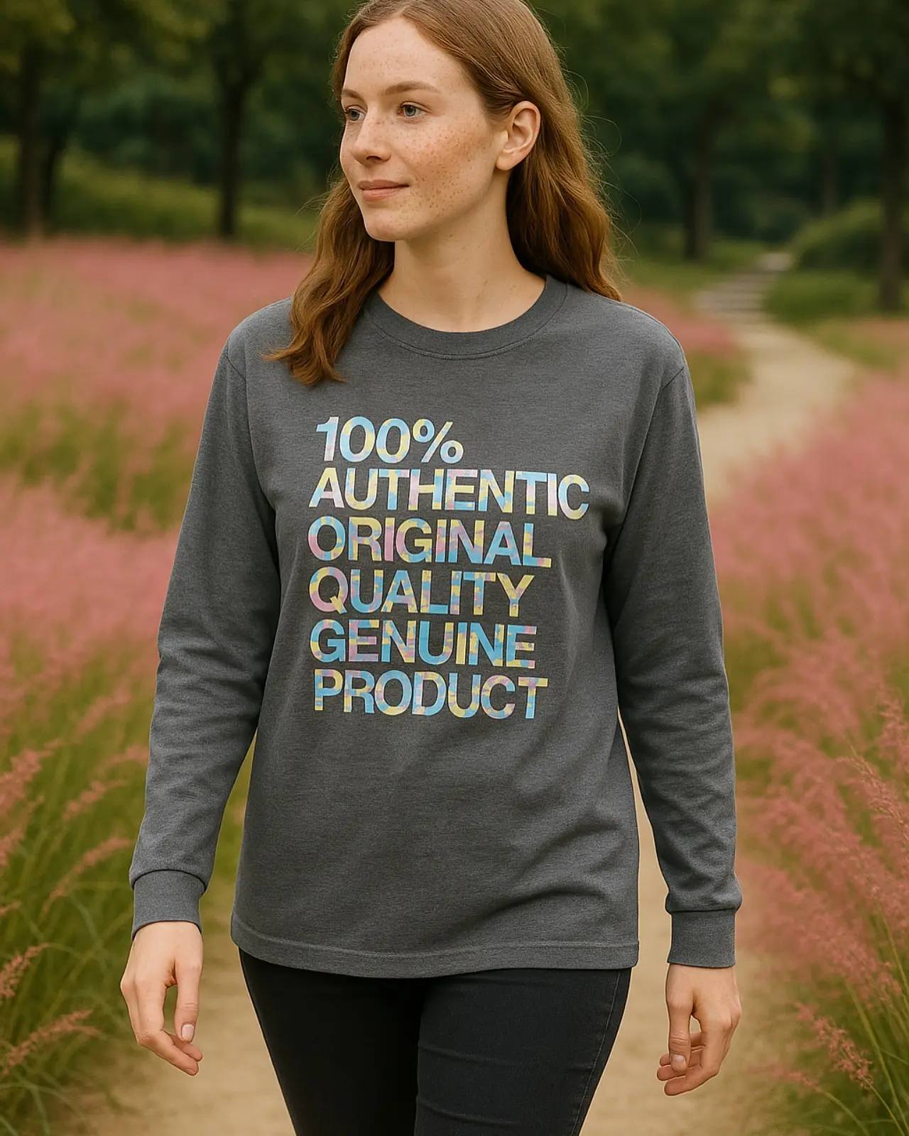 100% Authentic longsleeve lookbook
